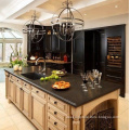 Black color natural stone granite kitchen countertop price